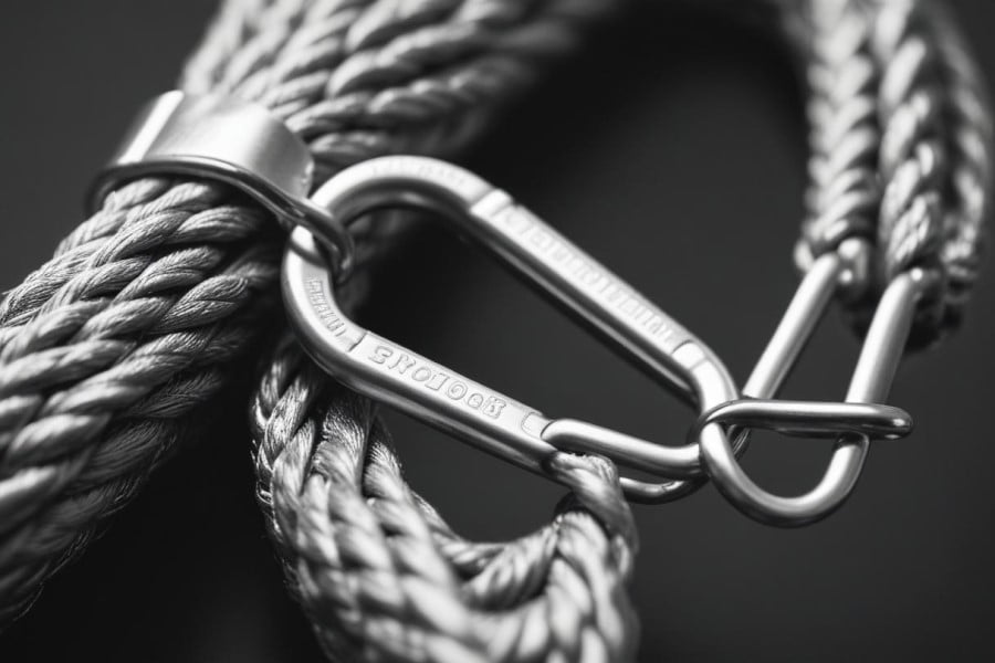 a close-up of a rope
